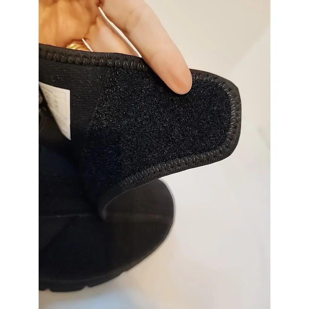 Fitville The Fit Family Shoes Slippers Size 8.5W Mens Black Warm Cozy